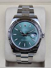 Thumbnail von Rolex Datejust 41 41mm 126334 Green Dial Oyster Bracelet Unworn/New Condition Full Set 10-2025