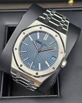  Audemars Piguet Royal Oak 41mm 15510ST.OO.1320ST.06 Blue Dial Very Good Full Set 2023 