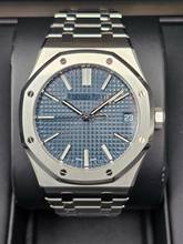 Thumbnail von Audemars Piguet Royal Oak 41mm 15510ST.OO.1320ST.06 Blue Dial Very Good Full Set 2023