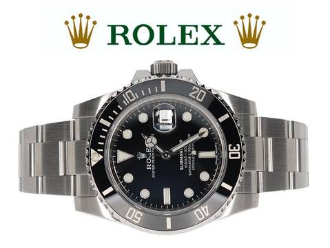  Rolex Submariner Date LC 100 - WIE NEU - 2 Bänder 