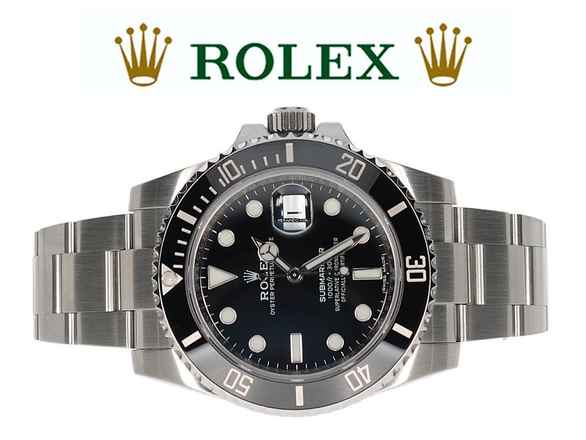  Rolex Submariner Date LC 100 - WIE NEU - 2 Bänder 