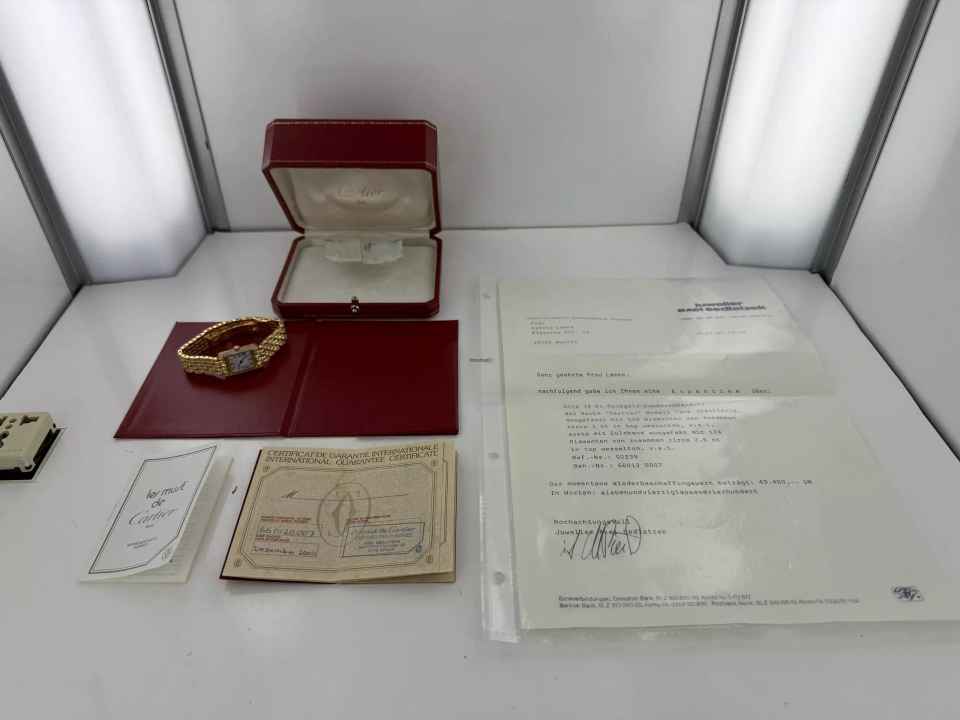  Cartier Tank Louis Cartier 18K Gold 