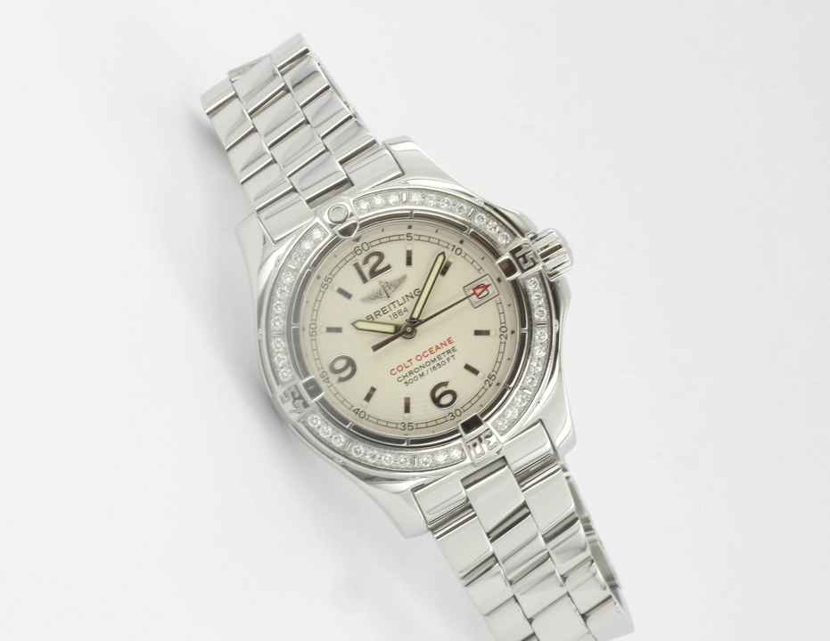  Breitling Colt Oceane Factory Diamond Bezel 