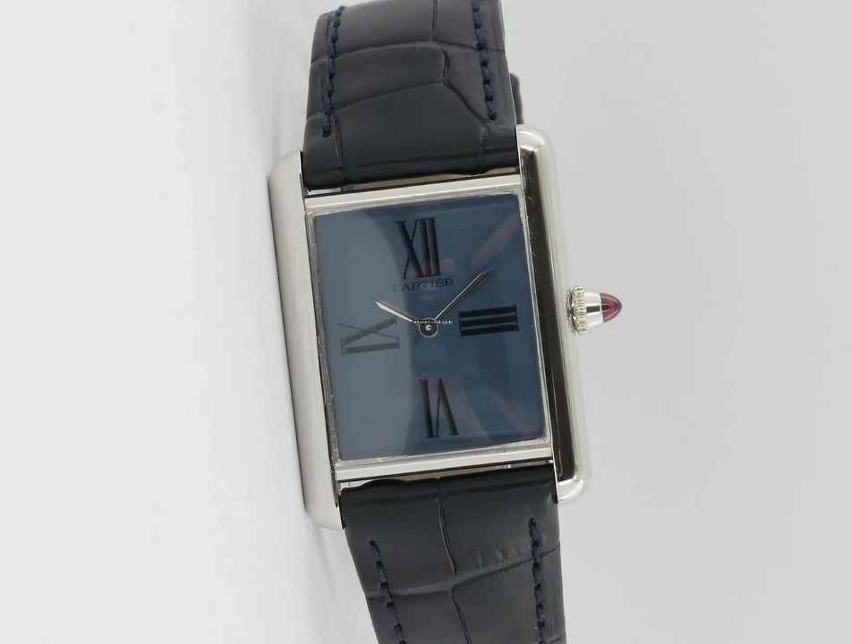  Cartier Tank Louis Cartier Large Model Platin Limited Edition 