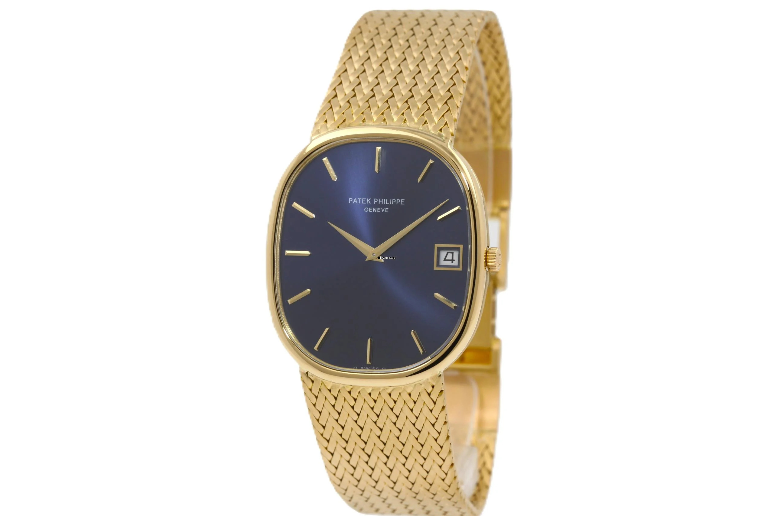 Thumbnail von Patek Philippe Ellipse d'Or Jumbo 3605 from 1977 Serviced by Patek Philippe