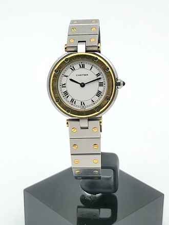  Cartier Santos Ronde 27 mm steel gold 