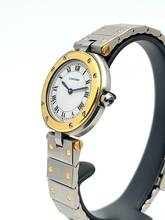 Thumbnail von Cartier Santos Ronde 27 mm steel gold
