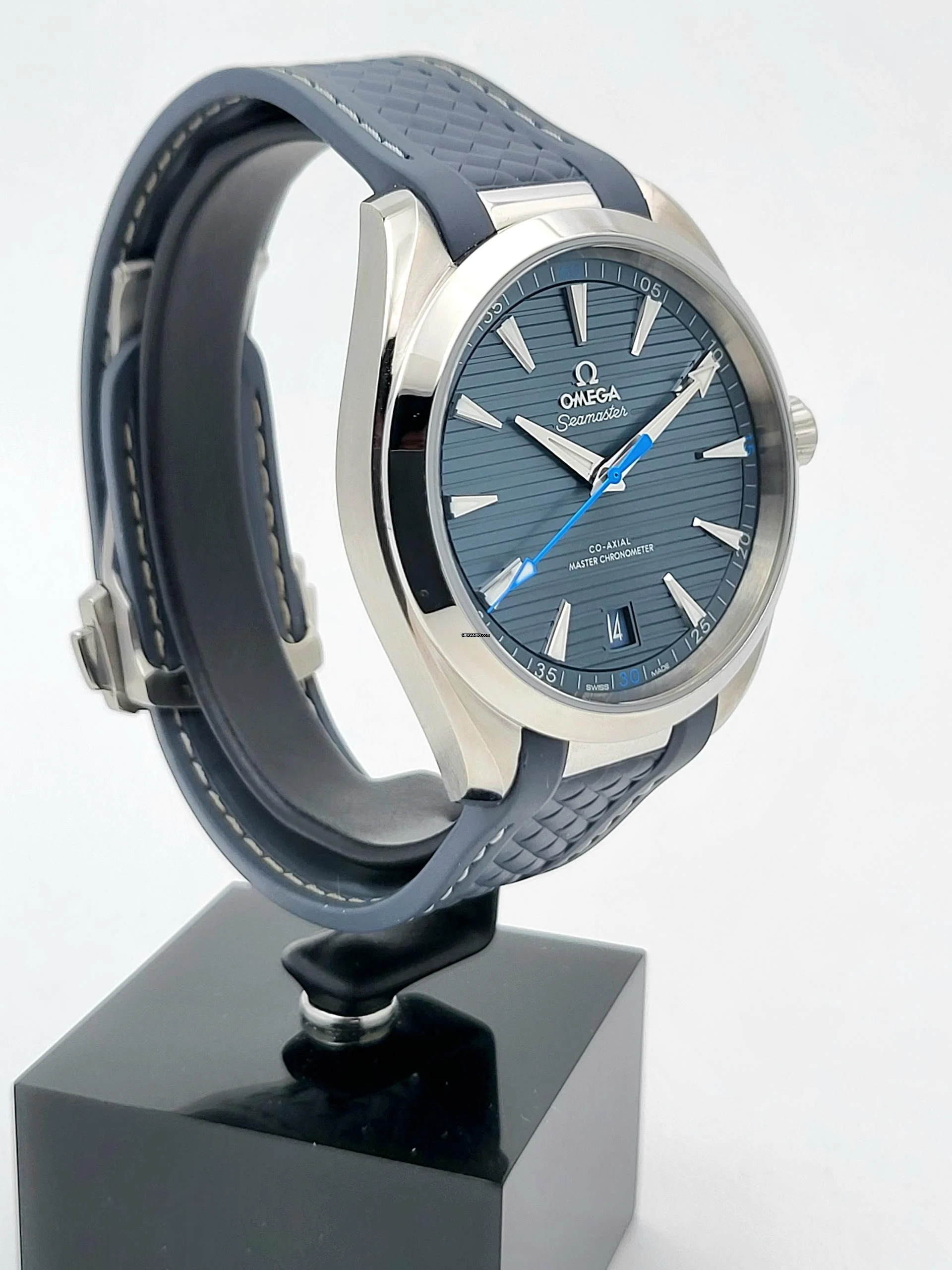 Thumbnail von Omega Seamaster Aqua Terra Blue dial Full Set 2021 Austria