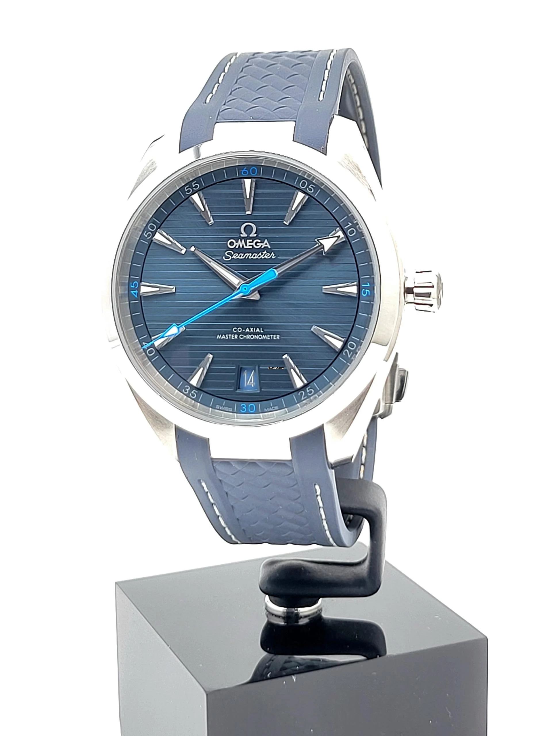  Omega Seamaster Aqua Terra Blue dial Full Set 2021 Austria 