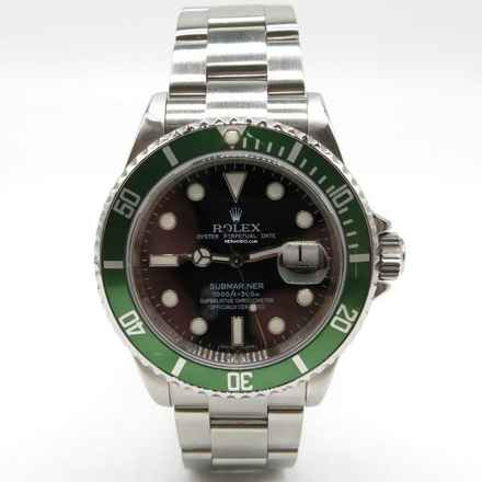  Rolex - Submariner Date - ref.16610LV - Jahr: 2009 - V Serie Kermit Fullset 