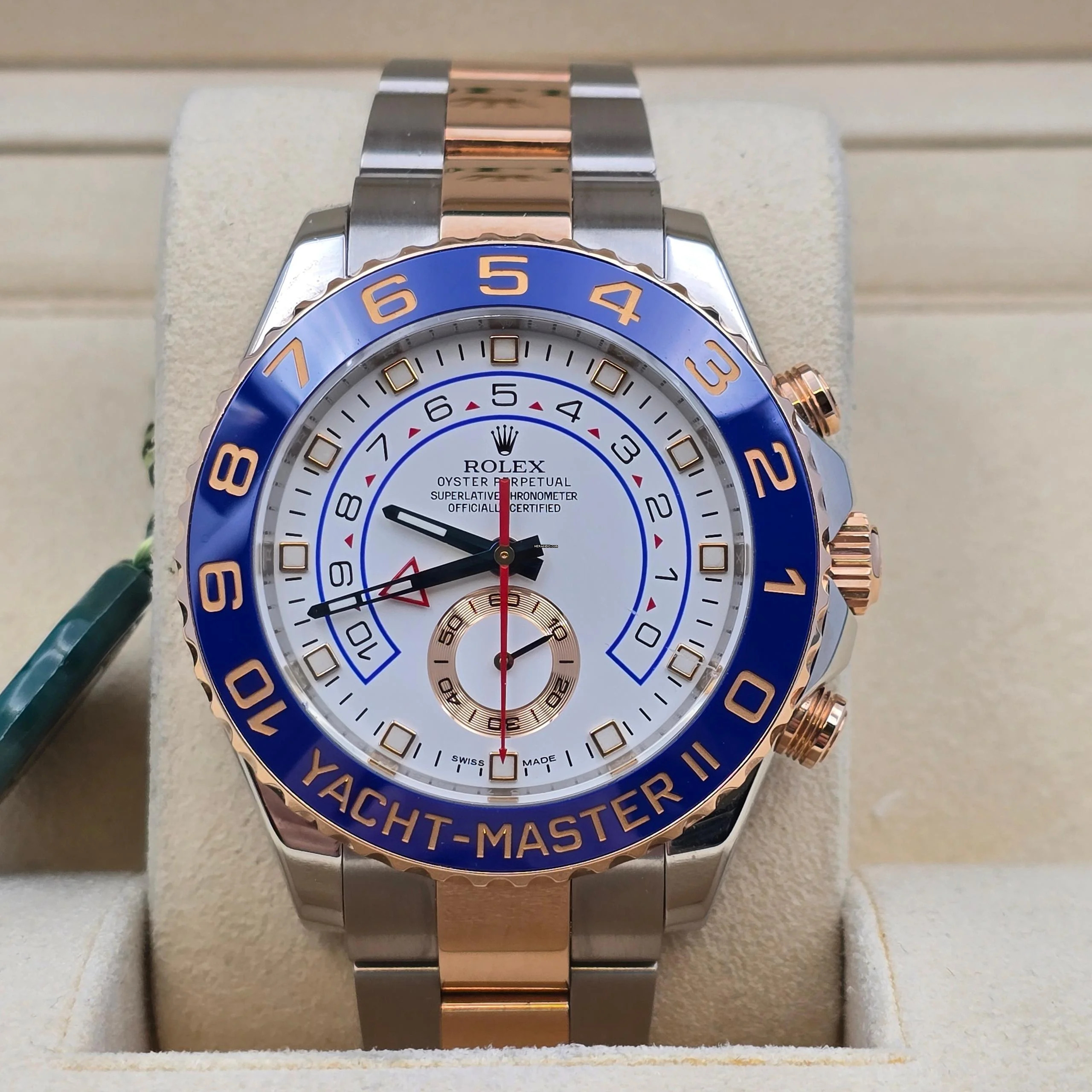 Rolex Yacht-Master II Full Set inklusive Rolex Revision 2023