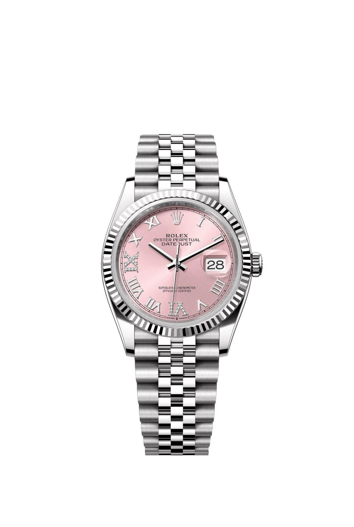  Rolex Datejust 36 Jubilee - Pink 6&9 Diamond - New - Fullset - 11/2025 