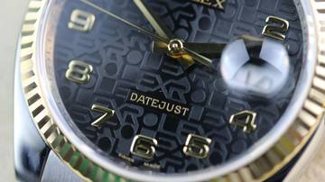 Thumbnail von Rolex Datejust 36 Steel Gold - Black Arabic - like New - Fullset - 09/2007