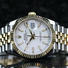 Thumbnail von Rolex Datejust 36 Steel Gold - White Index - like New - Fullset - 01/2021