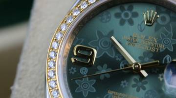 Thumbnail von Rolex Datejust 36 Steel Gold - Green Floral - like New - Fullset - 10/2010