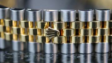 Thumbnail von Rolex Datejust 36 Steel Gold - Green Floral - like New - Fullset - 10/2010