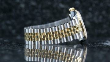 Thumbnail von Rolex Datejust 36 Steel Gold - Green Floral - like New - Fullset - 10/2010