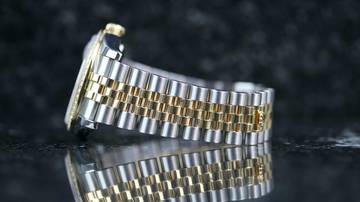 Thumbnail von Rolex Datejust 36 Steel Gold - Green Floral - like New - Fullset - 10/2010