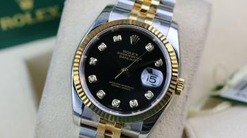 Thumbnail von Rolex Datejust 36 Steel Gold - New Sticker - Fullset - 09/2006