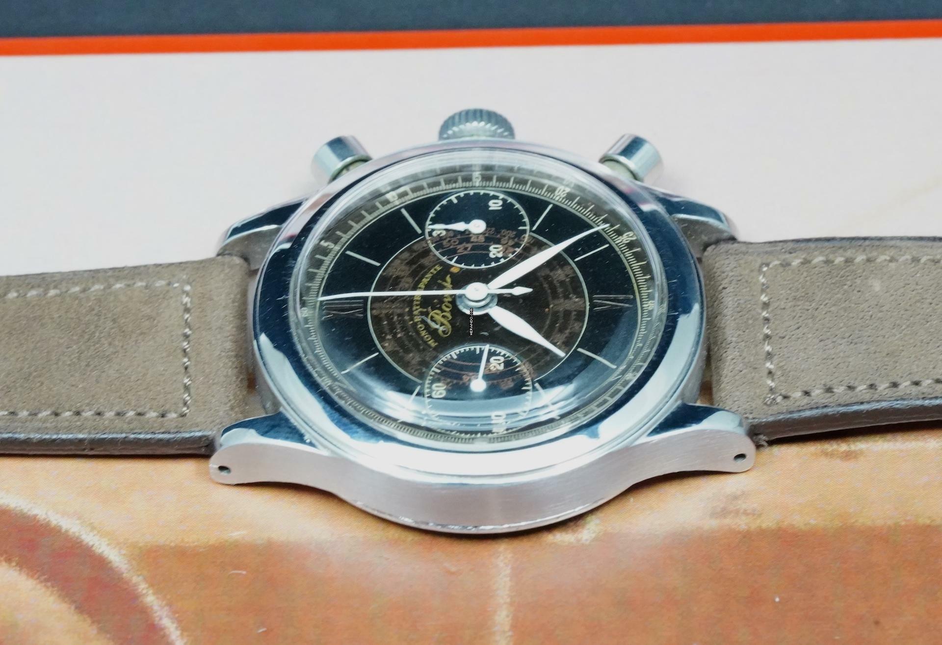 Thumbnail von Bovet THE NICEST 1940 MONO-RATTRAPANTE CHRONO YOU'LL EVER FIND RARE VINTAGE