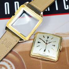 Thumbnail von Ulysse Nardin STYLISH 1950'S TANK CIOCCOLATONE IN 18K PINK GOLD RARE VINTAGE UNPOLISHED