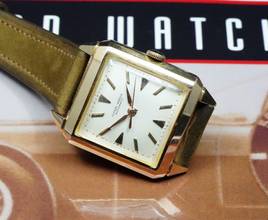 Thumbnail von Ulysse Nardin STYLISH 1950'S TANK CIOCCOLATONE IN 18K PINK GOLD RARE VINTAGE UNPOLISHED