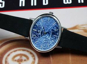 Thumbnail von Omega Classic RARE NOS ELLIPSE WITH BLUE FLORAL DIAL FROM THE 70'S RARE VINTAGE