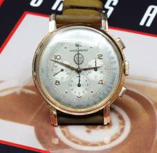 Thumbnail von Movado RARE OVERSIZE M95 IN PINK GOLD CHRONOGRAPH WITH SAUDI KING DIAL