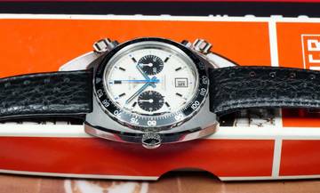 Thumbnail von Heuer AUTAVIA JO SIFFERT 1163T MK5 FROM RARE VINTAGE