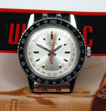  Favre-Leuba MINT FIRST SERIES 53213 BIVOUAC ALTIMETER BAROMETER VINTAGE RARE 