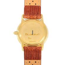Thumbnail von Blancpain Villeret Damenarmbanduhr Villeret Automatik aus 750 Gelbgold