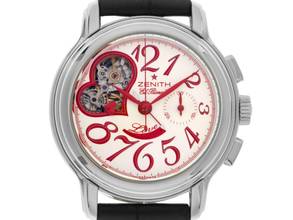 Thumbnail von Zenith El Primero Chronomaster Open Love Ref.03.1230.4021/01.C538 2005 Full Set wie Neu Vintage