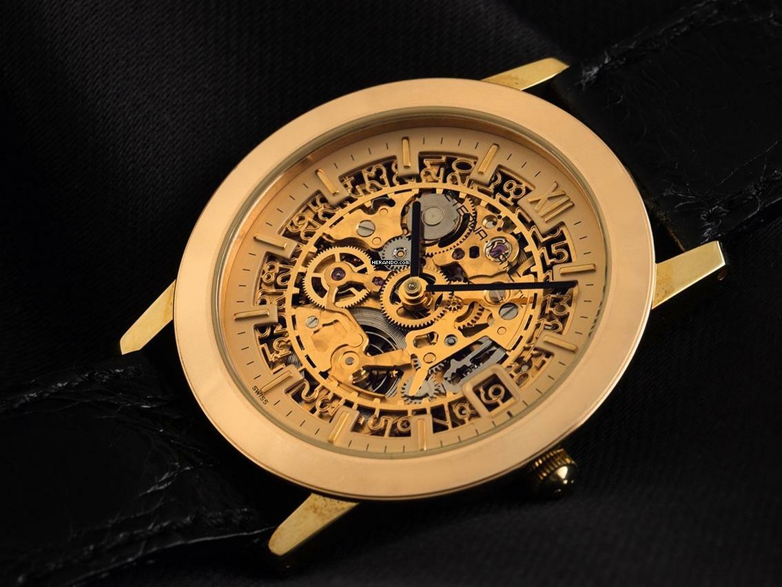 Thumbnail von Eterna 1856 Skeleton Ref.7856 1992 original Box wie Neu Vintage