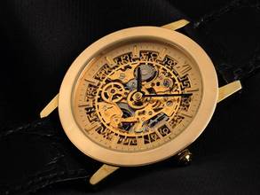 Thumbnail von Eterna 1856 Skeleton Ref.7856 1992 original Box wie Neu Vintage