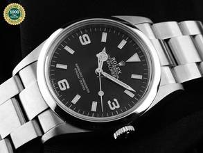 Thumbnail von Rolex Explorer I Ref.114270 2002 Box&Beschreibung wie Neu Vintage