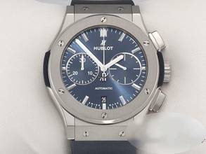 Thumbnail von Hublot Classic Fusion Blue 45mm Chronograph 2024 521.nx.7170.rx Titan Automatik