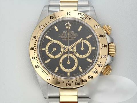  Rolex Daytona 16523 1998 Zenith Stahl Gelbgold 750 Chronograph Automatik Stainless Steel 18kt Yellow Gold Oyster-band Chronometer Black Dial 