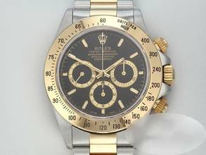 Thumbnail von Rolex Daytona 16523 1998 Zenith Stahl Gelbgold 750 Chronograph Automatik Stainless Steel 18kt Yellow Gold Oyster-band Chronometer Black Dial