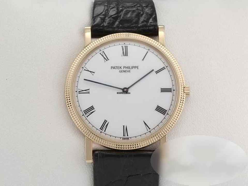  Patek Philippe Calatrava 3520d 1994 Gelbgold 750 Handaufzug Gold 