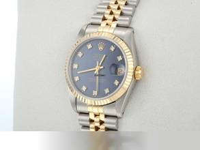 Thumbnail von Rolex Datejust 31 Medium Stahl Gelbgold 750 Diamanten Automatik Gold Stahl Damen Stainless Steel 18kt Yellow Gold Jubilé-band Chronometer Oyster Blue Dial