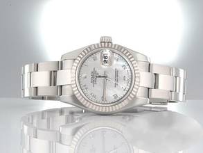 Thumbnail von Rolex Lady-Datejust Stahl Weissgold 750 179174 2016 Lc100 Goldust Diamanten Stainless Steel 18kt White Gold Oyster-band Chronometer
