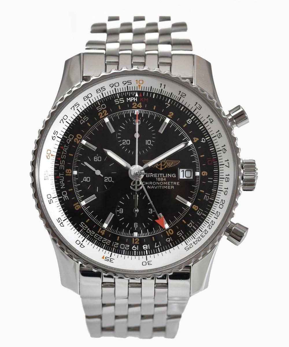 Breitling Navitimer World Chronograph Ref. A24322-105 