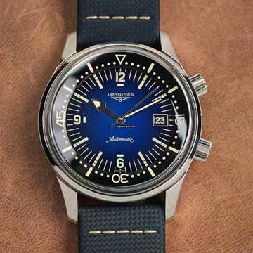  Longines Legend Diver Blue NEW FULL SET 
