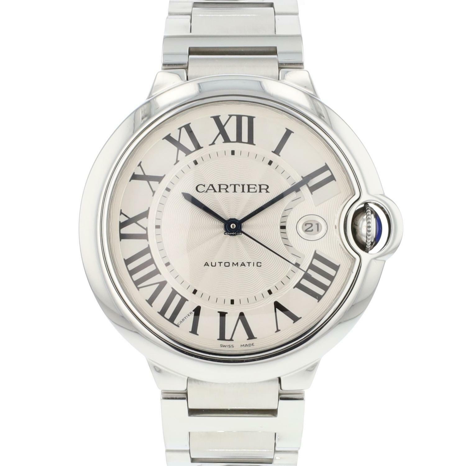  Cartier Ballon Bleu 42mm Automatic Steel 