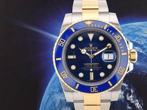 Thumbnail von Rolex Submariner Date 116613lb 40mm. 2019 Full Set - Like New