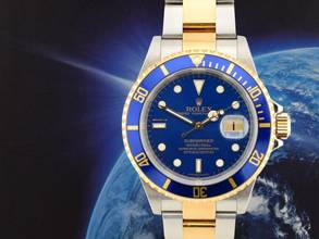 Thumbnail von Rolex Submariner Date 16613 Like New Full Set Card Ita 2012