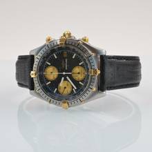 Thumbnail von Breitling Chronomat 81950 chronograph black dial steel Full Set