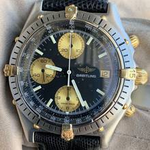 Thumbnail von Breitling Chronomat 81950 chronograph black dial steel Full Set