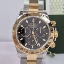 Thumbnail von Rolex Daytona Ouro & Aço Black Dial 40mm Automático