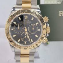 Thumbnail von Rolex Daytona Ouro & Aço Black Dial 40mm Automático